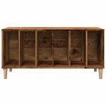 vidaXL Armoire à disques vieux bois 100x38x48 cm bois d'ingénierie