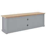 vidaXL Meuble TV Gris 120 x 30 x 40 cm Bois