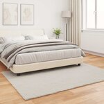 vidaXL Tapis en Fourrure Synthétique de Lapin Olite Beige 120 x 170 cm