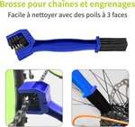 ACROPAQ Kit de nettoyage pour vélo - Ensemble de 10 outils - Gardez votre vélo impeccable