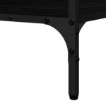 vidaXL Table console Chêne noir 100 x 32 x 75 cm Bois d'ingénierie