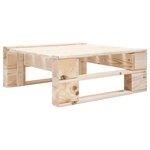 Salon de jardin meuble d'extérieur ensemble de mobilier palette 6 pièces avec coussins bois de pin imprégné 02_0018483