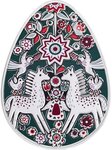 Monnaie ZORETSVIT Ukrainian Pysanka 1 Oz Argent 5 Cedis Ghana 2026