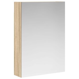 vidaXL Armoire Miroir de Salle de Bain Chêne Sonoma 50 x 14 5 x 70 cm
