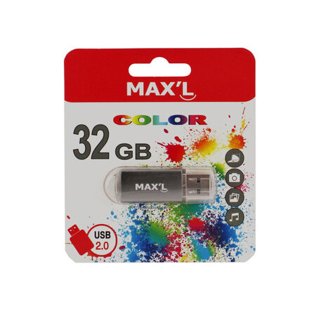 Cle usb 32gb color 2.0 max'l