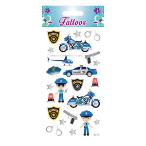 Tatouages temporaires - Police - Dorures