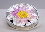 THE LOTUS High Relief Flowers and Leaves 2 OnceArgent Coin 10 Dollars Palau 2022