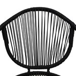 vidaXL Ensemble de bistro 3 Pièces Rotin PVC Noir