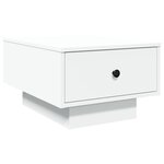 vidaXL Table basse blanc 60x45x31 cm bois d'ingénierie