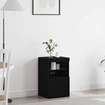vidaXL Buffet Chêne noir 41 x 37 x 67 cm Bois d'ingénierie