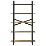 vidaXL Étagère Chêne artisanal 100 x 33 5 x 178 cm Bois d'ingénierie