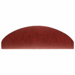 vidaXL Tapis d'escalier autocollants 20 pièces 65 x 21 x 4 cm Bordeaux Rouge Demi-rond Grand