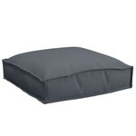 vidaXL Coussin pour assise de palette 4 Pièces Anthracite 40 x 40 x 8 cm