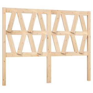 vidaXL Tête de lit 146x4x100 cm Bois massif de pin