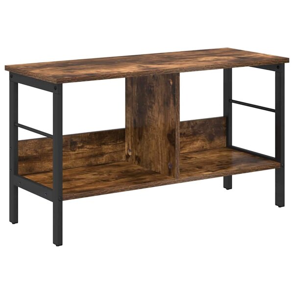 vidaXL Étagère Chêne fumé 82 x 32 x 47 cm Bois d'ingénierie