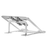 Newstar support pliable d'ordinateur portable 10"-17" argenté