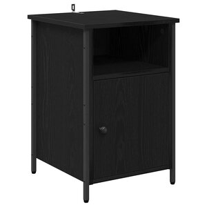 vidaXL Cabinet de chevet Chêne noir 40 x 42 x 60 cm Bois d'ingénierie