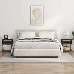 vidaXL Cabinet de chevet Chêne brun 38 x 30 x 48 cm Bois d'ingénierie