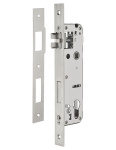 THIRARD - Serrure encast. Intelock trou cylindre pour poignées connectées  inox  axe30mm  entr'axes85mm  carré8  BC - INTELOCK