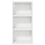 vidaXL Armoire murale de salle de bain Blanc 30 x 16 x 62 5 cm