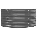 vidaXL Lit surélevé de jardin Acier enduit de poudre Anthracite