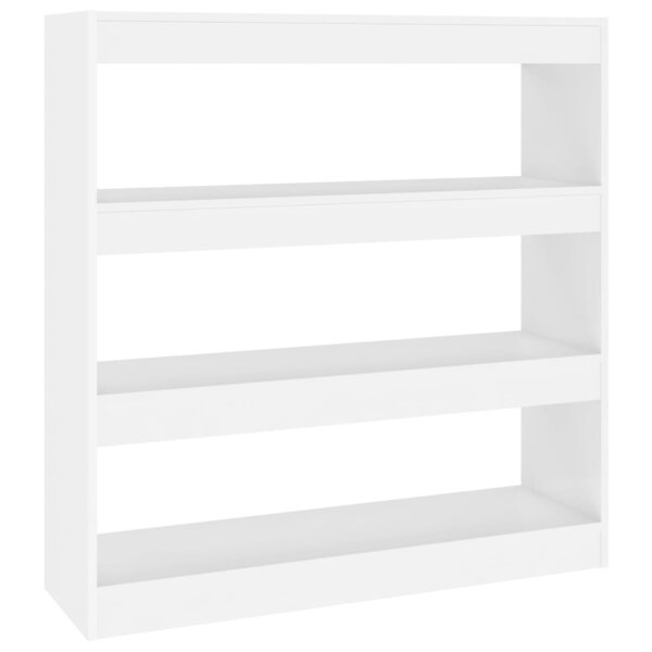 vidaXL Bibliothèque/Séparateur de pièce Blanc 100x30x103 cm