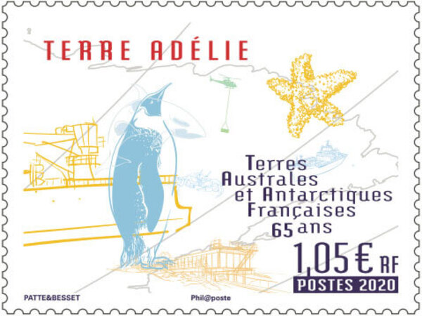 Timbre TAAF - Terre Adélie