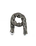 THIRARD - Chaîne acier cémenté zingué Loops vélo barrières Ø 6mm 0.6m gaine PVC - THIRARD