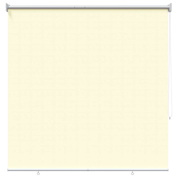 vidaXL Store enrouleur Protection UV Crème 120 x 140 cm Polyester