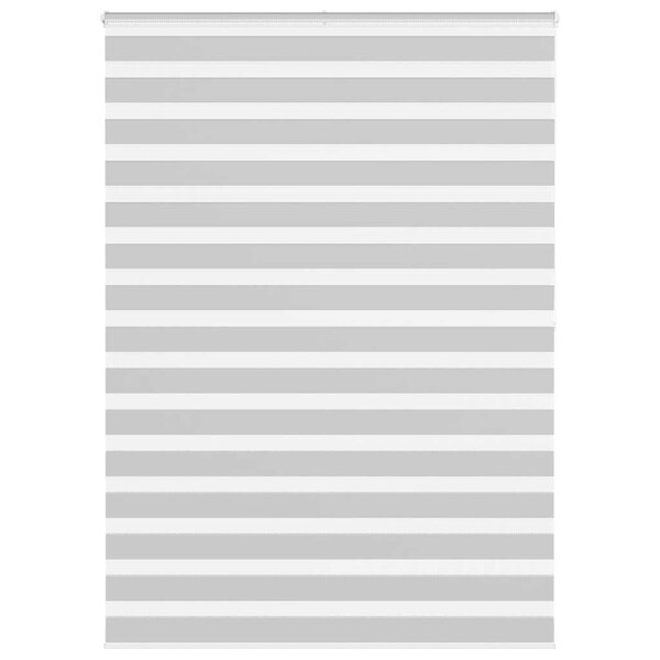 vidaXL Store zèbre gris clair largeur du tissu 160 9 cm polyester
