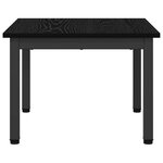 vidaXL Table basse Chêne noir 50 x 50 x 36 cm Bois d'ingénierie
