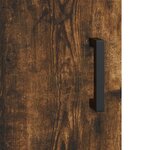 vidaXL Buffet chêne fumé 69 5x34x90 cm bois d'ingénierie