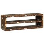 vidaXL Cabinet TV 100x32x36 cm Bois Massif Recyclé