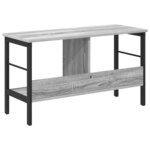 vidaXL Étagère Gris Sonoma 82 x 32 x 47 cm Bois d'ingénierie