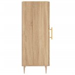 vidaXL Buffet Chêne sonoma 34 5x34x90 cm Bois d'ingénierie