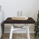 vidaXL Dessus de table bois massif traité bordure assortie