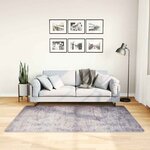 vidaXL Tapis lavable antidérapant 120x180 cm gris