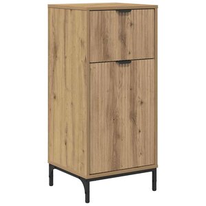 vidaXL Cabinet de salle de bain Chêne artisanal 39 5 x 36 x 88 cm