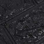 Vidaxl papier peint 3d autoadhésif briques 10 pièces noir