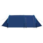 vidaXL Tente de camping 4 personnes bleu marine et bleu clair