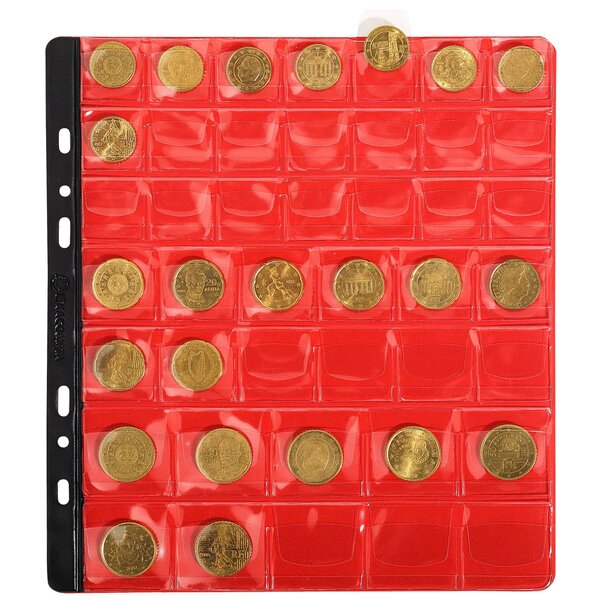Sachet De 3 Recharges Numismatiques 43 Cases De Diamètre 20-25-30mm - 24  5x25 Cm - Cristal - X 5 - Exacompta