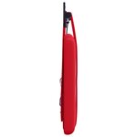 vidaXL Tête de lit suspendue Avec lumière LED Rouge Simili cuir