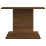 vidaXL Table basse Chêne marron 55 5x55 5x40 cm Aggloméré