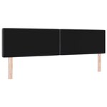 vidaXL Tête de lit LED avec bandes LED Gris foncé 180 cm Velours