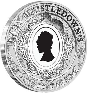 Pièce de monnaie en Argent 1 Dollar g 31.1 (1 oz) Millésime 2026 Bridgerton LADY WHISTLE DOWN