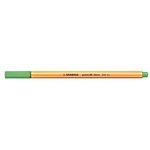 Stylo-feutre point 88 pointe fine 0 4 mm vert fluo x 10 stabilo