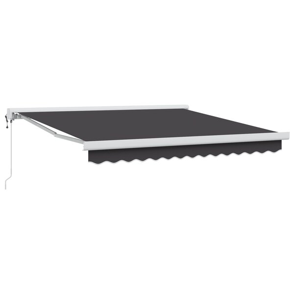 vidaXL Auvent Rétractable Automatique Anthracite 300x250 cm