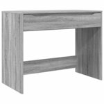 vidaXL Bureau Gris Sonoma 100 x 50 x 78 cm Bois d'ingénierie