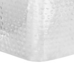 vidaXL Tables basses 2 Pièces Argenté Aluminium