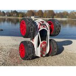 Exost voiture jouet de cascade radioguidée gyrotex rouge 1:12